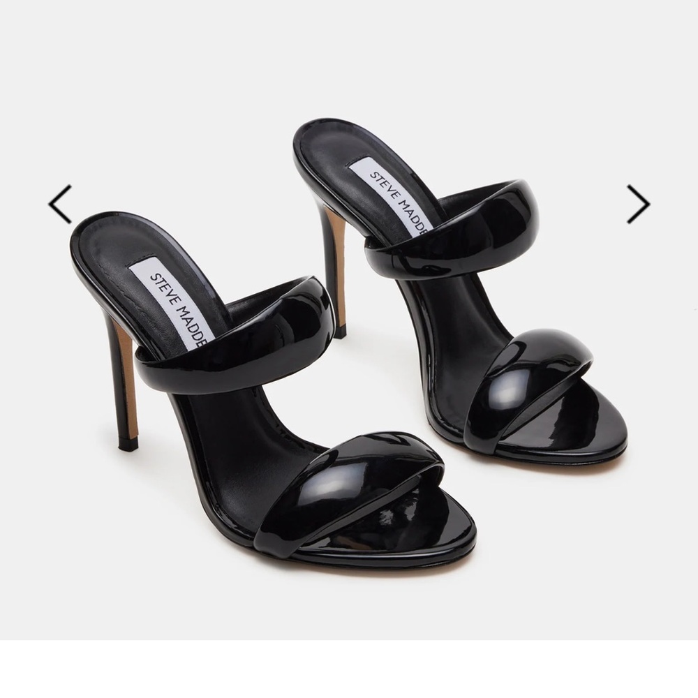 Steve Madden Saturn black patent mule - size 7